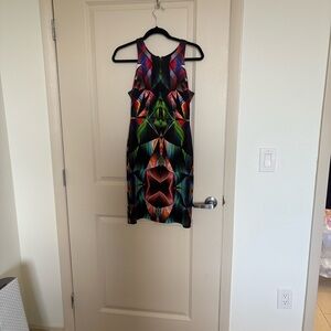 Milly Colorful Geometric Mini Dress